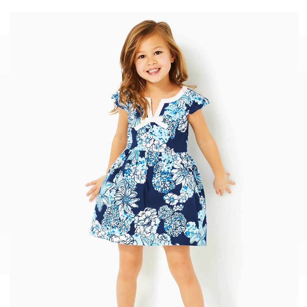Lilly Pulitzer  Girl's Louise Floral Cotton Dress